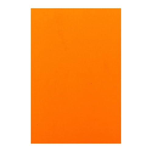 CREATIV DISCOUNT® Filzplatte, 37,5x50cm, 1 St. Orange von CREATIV DISCOUNT