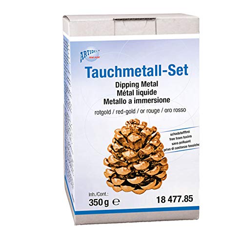 CREATIV DISCOUNT® NEU Tauchmetall-Set, 350g, Rotgold von CREATIV DISCOUNT