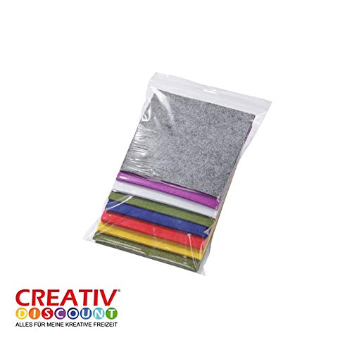 CREATIV DISCOUNT ® NEU Filz- Reste, 3mm, ca. 200g von CREATIV DISCOUNT