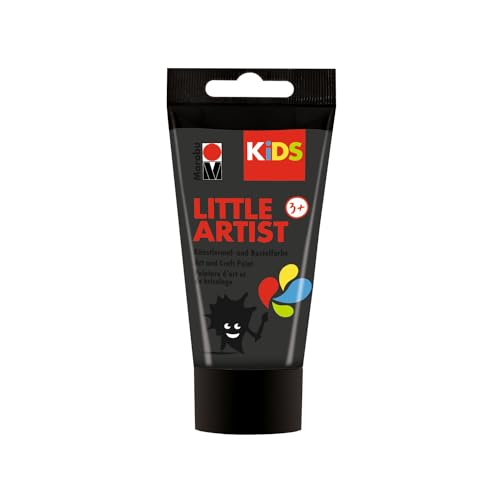 CREATIV DISCOUNT Kids Little Artist Mal- und Bastelfarbe, 75 ml, Schwarz von CREATIV DISCOUNT