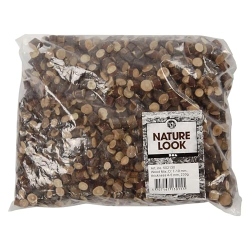 CREATIV DISCOUNT Mini Holzscheiben Mix, Ø 7-10 mm, Stärke 4-5 mm, 230 g CREATIV DISCOUNT Mini Holzscheiben Mix, Ø 7-10 mm, Stärke 4-5 mm, 230 g von CREATIV DISCOUNT
