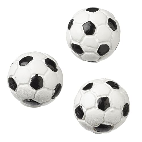 CREATIV DISCOUNT Miniatur-Fußball 20 mm, Beutel mit 2 Stück von CREATIV DISCOUNT