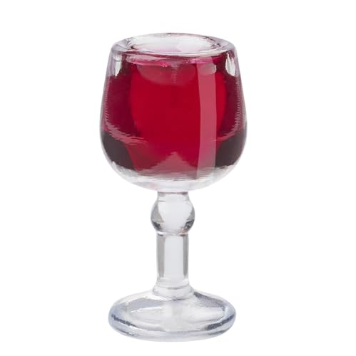 CREATIV DISCOUNT Miniatur-Weinglas, Größe 2 cm, Beutel mit 4 Stück von CREATIV DISCOUNT