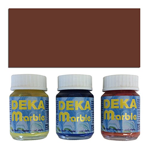 CREATIV DISCOUNT NEU DEKA-Marble, 25 ml Glas, Braun von CREATIV DISCOUNT