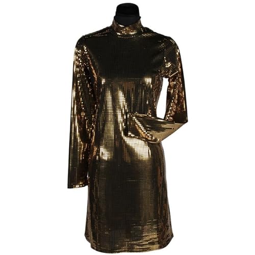 CREATIV DISCOUNT NEU Damen-Kostüm Kleid Disco-Sun, gold, Gr. L von CREATIV DISCOUNT