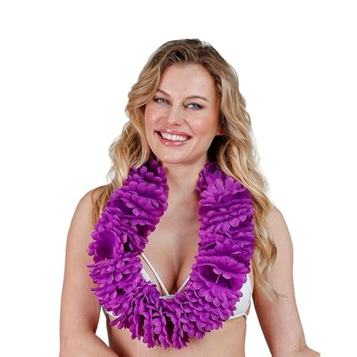 CREATIV DISCOUNT NEU Hawaiikette/Hulakette voluminös, lila von CREATIV DISCOUNT