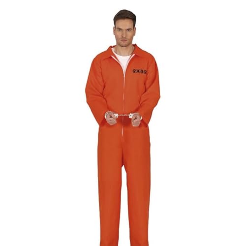 CREATIV DISCOUNT NEU Herren-Kostüm Amerikanischer Häftling/Sträfling, orange, Gr. XL von CREATIV DISCOUNT