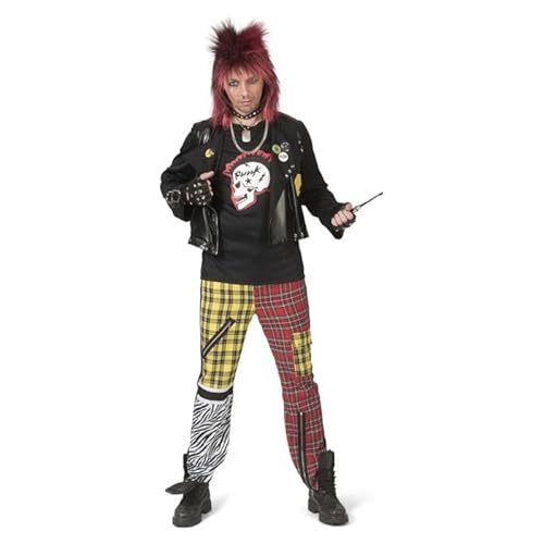 CREATIV DISCOUNT NEU Herren-Kostüm Punk Patrick, 3-teilig, Größe 48-50 von CREATIV DISCOUNT