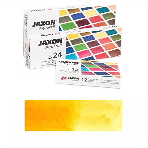 CREATIV DISCOUNT NEU Jaxon Aquarellfarbe, 1/2 Napf, Orange von CREATIV DISCOUNT