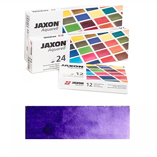 CREATIV DISCOUNT NEU Jaxon Aquarellfarbe, 1/2 Napf, Perm. Violett von CREATIV DISCOUNT