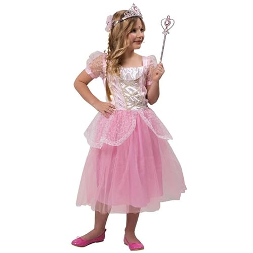 CREATIV DISCOUNT NEU Kinder-Kostüm Prinzessin Mira, rosa, Gr. 140 von CREATIV DISCOUNT