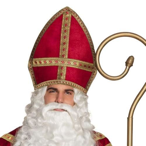 CREATIV DISCOUNT NEU Mitra Sankt Nikolaus, rot-gold von CREATIV DISCOUNT