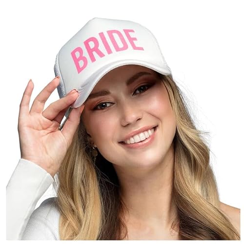 CREATIV DISCOUNT NEU Mütze JGA Bride, weiß, größenverstellbar von CREATIV DISCOUNT