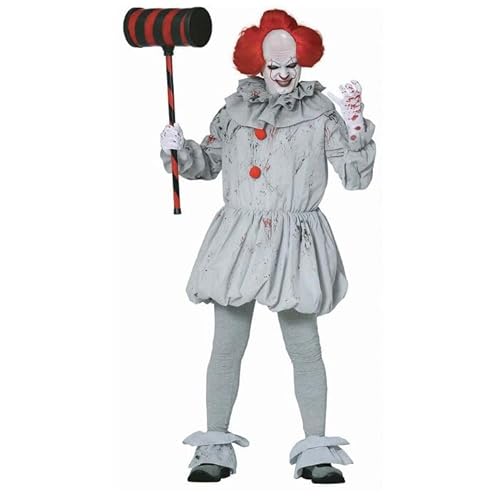 CREATIV DISCOUNT NEU Teens-Kostüm Killer Clown, Einheitsgröße (14-16 Jahre) von CREATIV DISCOUNT