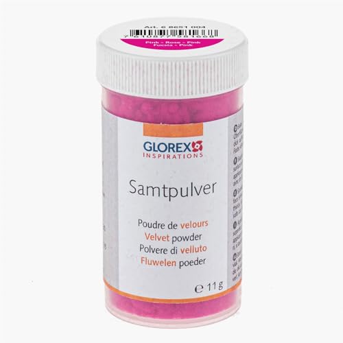 CREATIV DISCOUNT Samtpulver, 11 g, pink von CREATIV DISCOUNT