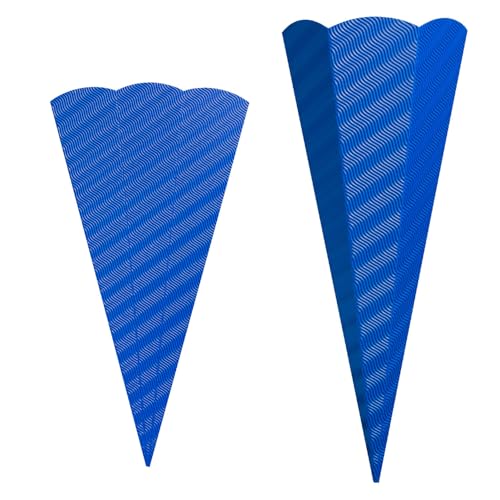 CREATIV DISCOUNT Schultüten aus 3D-Welle zum Stecken, 68cm, 5 Stück, blau CREATIV DISCOUNT Schultüten aus 3D-Welle zum Stecken, 68cm, 5 Stück, blau von CREATIV DISCOUNT
