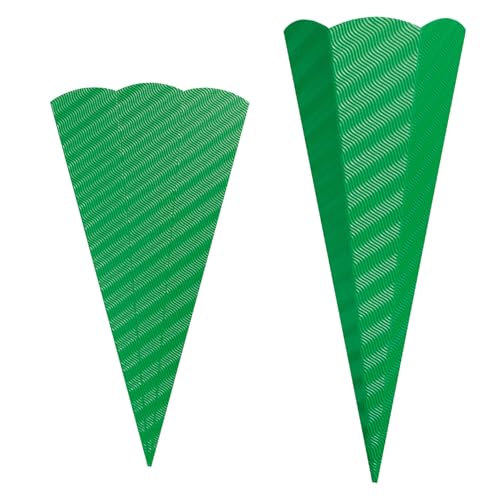 CREATIV DISCOUNT Schultüten aus 3D-Welle zum Stecken, 68cm, 5 Stück, grün CREATIV DISCOUNT Schultüten aus 3D-Welle zum Stecken, 68cm, 5 Stück, grün von CREATIV DISCOUNT