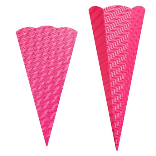 CREATIV DISCOUNT Schultüten aus 3D-Welle zum Stecken, 68cm, 5 Stück, pink CREATIV DISCOUNT Schultüten aus 3D-Welle zum Stecken, 68cm, 5 Stück, pink von CREATIV DISCOUNT
