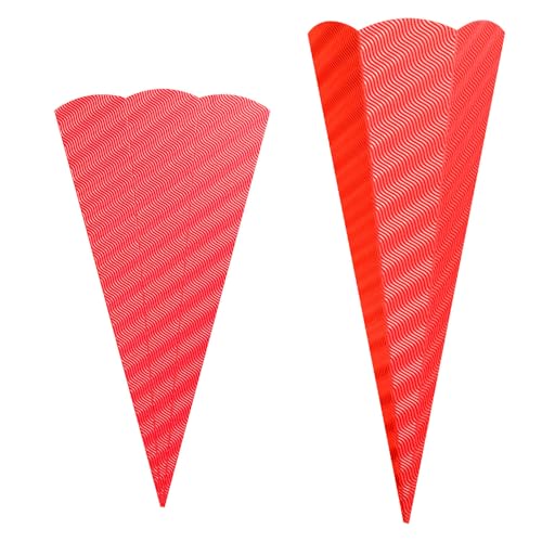 CREATIV DISCOUNT Schultüten aus 3D-Welle zum Stecken, 68cm, 5 Stück, rot CREATIV DISCOUNT Schultüten aus 3D-Welle zum Stecken, 68cm, 5 Stück, rot von CREATIV DISCOUNT