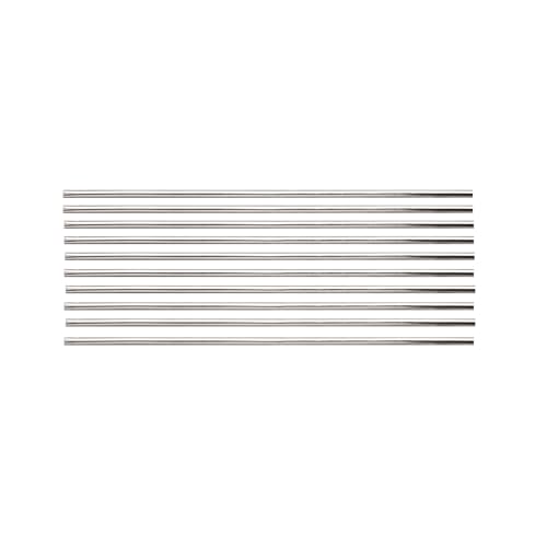 CREATIV DISCOUNT Verzierwachsstreifen halbrund, 10 Stück, 200 x 3 mm, Silber CREATIV DISCOUNT Verzierwachsstreifen halbrund, 10 Stück, 200 x 3 mm, Silber von CREATIV DISCOUNT