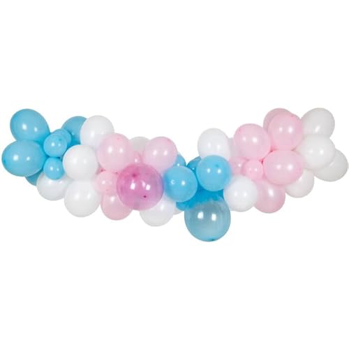 NEU Ballon-Girlanden-Set Boy or Girl, 66 Teile inkl. Ballonband für 200cm Ballongirlande von CREATIV DISCOUNT