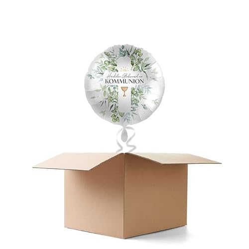 NEU Ballongrüße Herzlichen Glückwunsch zur Kommunion, 1 Ballon NEU Ballongrüße Herzlichen Glückwunsch zur Kommunion, 1 Ballon von CREATIV DISCOUNT