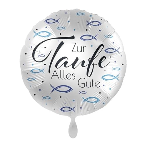 NEU Folienballon - Zur Taufe alles Gute - ca. 45cm Durchmesser von CREATIV DISCOUNT