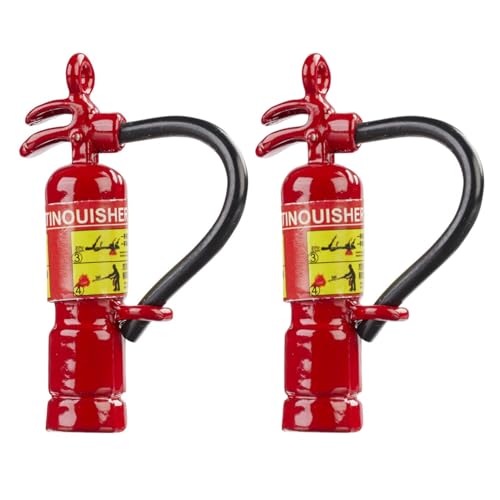 NEU Miniatur Feuerlöscher für Wichtel/Geldgeschenke, ca. 3,5 cm, 2 Stück von CREATIV DISCOUNT