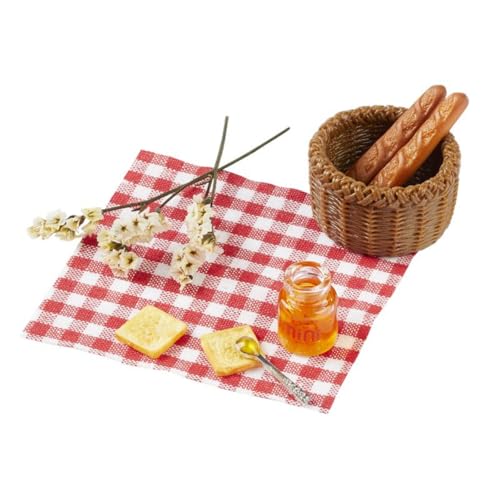 NEU Miniatur Picknickkorb Set für Wichtel/Geldgeschenke, ca. 7 cm von CREATIV DISCOUNT