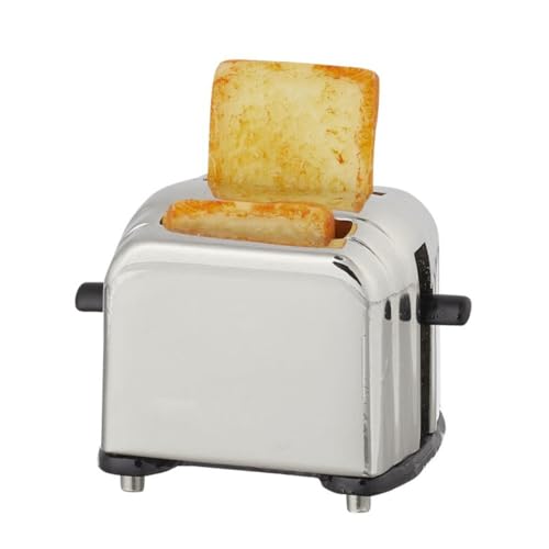 NEU Miniatur Toaster mit Toastbrot für Wichtel/Geldgeschenke, ca. 2 x 1,5 cm von CREATIV DISCOUNT