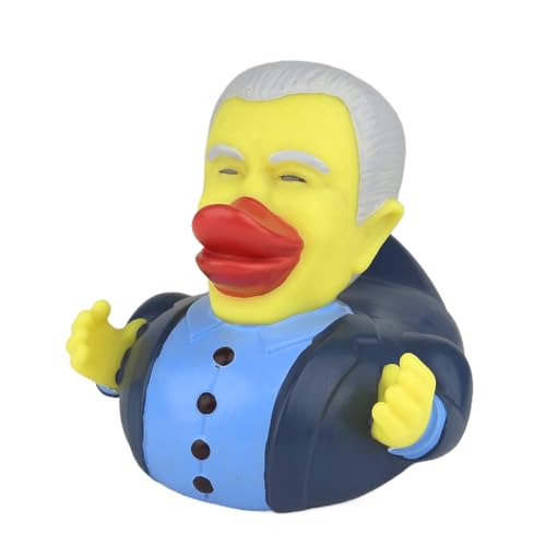 CRGANGZY Neuheit Trump Rubber Duck Baby Badespielzeug Trump Merchandise Rubber Duckies Lustiges Entenspielzeug für Kinder, Geschenk, Geburtstage, Babypartys, Badezeit (D) von CRGANGZY