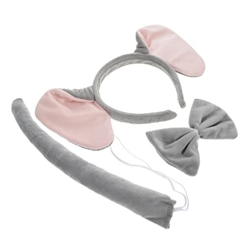 CRILSTYLEO 1 Set Elefantenohren Stirnband Elefanten Stirnband Kinder Elefantenohren Stirnband Erwachsenes Elefanten Kostüm Zubehör Für Elefantenohr Birne Tier Elefanten Stirnbänder Für von CRILSTYLEO