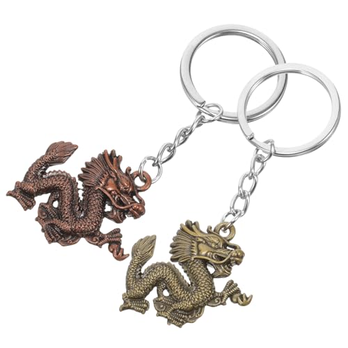 CRILSTYLEO Metall Drache Schlüsselanhänger Schlüsselanhänger Dekoration Drachen Charms Schlüsselanhänger Tasche Handgefertigt von CRILSTYLEO