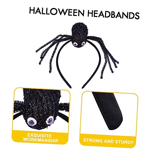 CRILSTYLEO 2 Stück Halloween Spinnen Haarband Cartoon Stirnband Für Kostüme Lustiges Kopfstück Party Requisite Für Halloween Feiern Und Kostümpartys von CRILSTYLEO