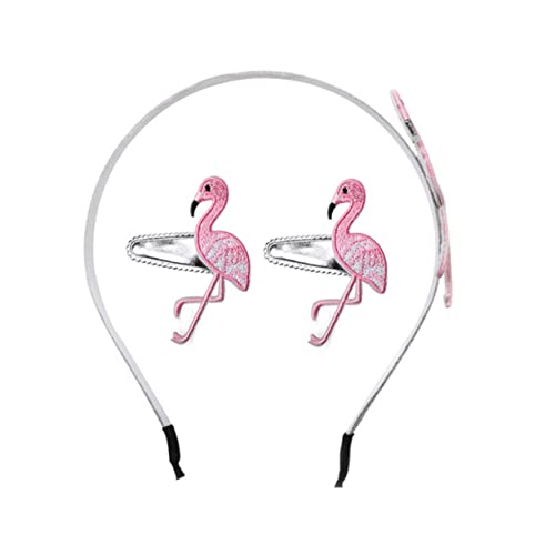 CRILSTYLEO 3 Stück Party Kopfschmuck Niedliche Flamingo Haarspangen Haarspangen Für Mädchen Kinder Haarspangen Haarspangen Für Mädchen Party Niedliche Kopfbedeckung Flamingo von CRILSTYLEO