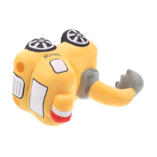 CRILSTYLEO Niedliche Traktor-Cartoon-Puppe Groß 25 cm Bagger-plüschtier Kinder-LKW-Spielzeug Weiches Stofftier Für Jungen von CRILSTYLEO