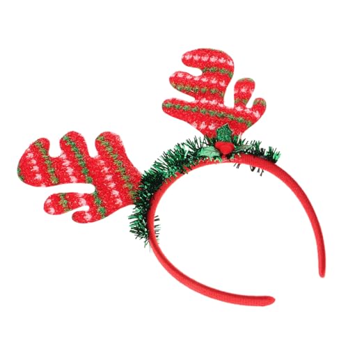 CRILSTYLEO Glitzer Rentier Geweih Stirnband Festliches Haarband Für Weihnachten Schimmernde Kopfbedeckung Zubehör Für Weihnachtsfeiern Ideal Für Erwachsene Und Kinder Party Accessoire von CRILSTYLEO