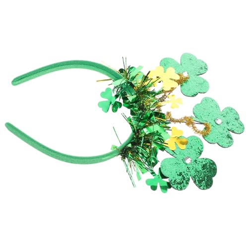 CRILSTYLEO Irische Festival-stirnbänder Dekorationen Zum St. Patrick's Day St. Patricks Stirnband St Patricks Day Kostüme Für Damen Saint Patricks Kostüm St. Patrick Stirnband Plastik Green von CRILSTYLEO