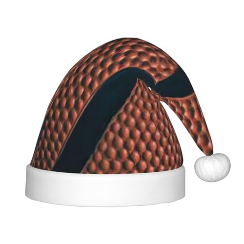 CRJSYCBYB Weihnachtsmütze mit Basketball-Motiv, bedruckt, für Kinder, glitzernd, leuchtende Weihnachtsmütze von CRJSYCBYB