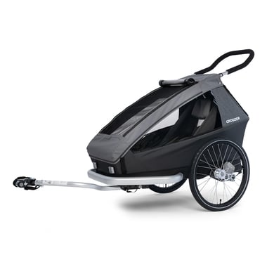 CROOZER Kinderfahrradanhänger Kid Keeke 1 Mountain grey von CROOZER