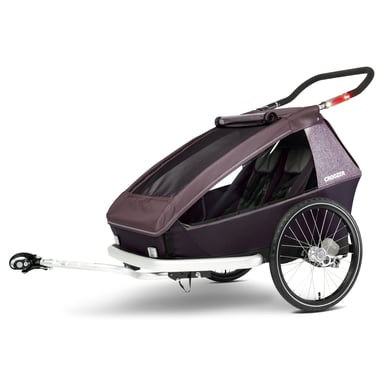 CROOZER Kinderfahrradanhänger Kid Vaaya 2 Blossom Red von CROOZER