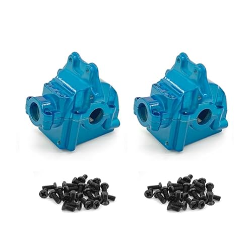 144001 Metall Getriebe Shell Differential Gehäuse Getriebe for Wltoys 144001 144002 144010 124016 124019 Upgrades Teile (Color : Blue 2pcs) von CRUMPS