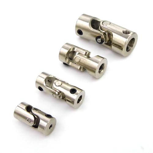 1PC Metall Kupplung 3mm 3,175mm 4mm 5mm 6mm Universal Joint Koppler Stecker for RC Boot Marine Auto Crawler LKW Roboter (Color : 2.3mm to 2.3mm) von CRUMPS