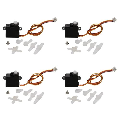 CRUMPS 2g Digital Nano Servo DIY Mini Fixed Wing Lenkgetriebe 90 Grad JST 1,0mm 1,25mm Du-pont for RC Flugzeug Drone DIY Teile(JST-1.25mm 5V) von CRUMPS