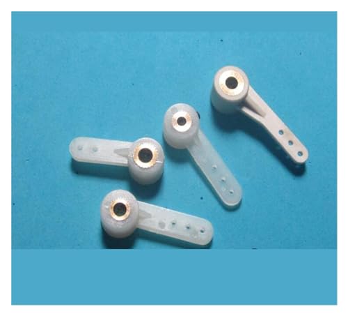 CRUMPS 3/4mm Einzelruder-Lenkarm aus Kunststoff Einzelruderarm Ersatzteile for DIY RC Flugzeug/Auto/Boot Modelle(Dia4xL40mm) von CRUMPS