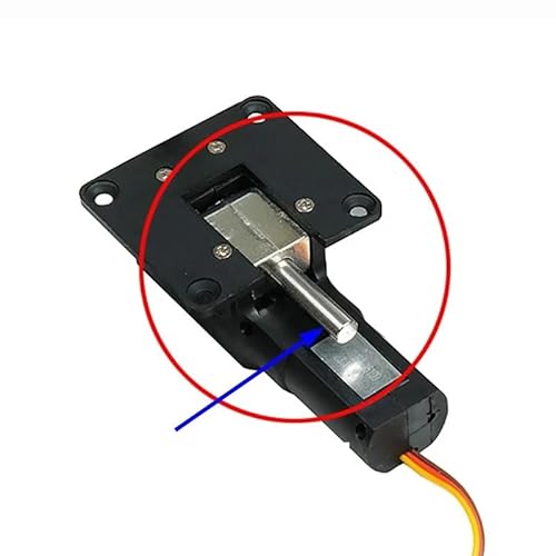 CRUMPS 55g Servoless Einziehfahrwerk mit Metallblock Quad Elektrisches Einziehfahrwerk Nase 15091M for 3-5kg RC Fix Wing Flugzeug(5MM Shaft Only) von CRUMPS