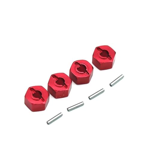 CRUMPS Aluminiumlegierung-Querlenker-Becher-Set, Upgrade-Metallteile-Zubehör, kompatibel mit M jx Hyper 1/16 Go RC-Auto 16207 16208 16209 H16 H16BM(16440) von CRUMPS