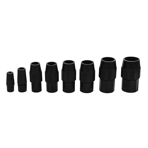 CRUMPS Kunststoff Teleskop Rohr Stecker Net Pole Locator Twist Lock Schnalle Teleskop Rohr Klemme Joint for RC Modell Spielzeug DIY(8pcs(1pcs for Each)) von CRUMPS