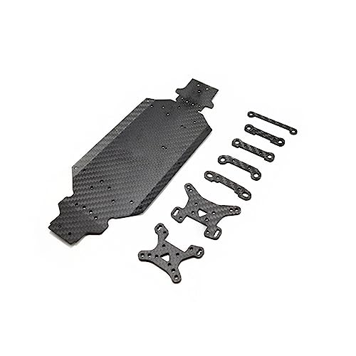 CRUMPS Wltoys 144001 144010 144002 Tuningteile Carbonfaser-Chassis Stoßdämpferhalterung Arme Festteile Set Zubehörteil von CRUMPS