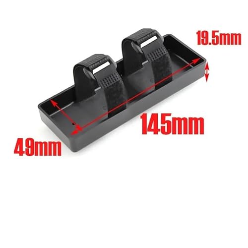 Kunststoff Batterie Box Tray Halter Fall Lagerung Box for 1/10 1/8 Kompatibilität RC Crawler Auto Modell Upgrade Teile von CRUMPS